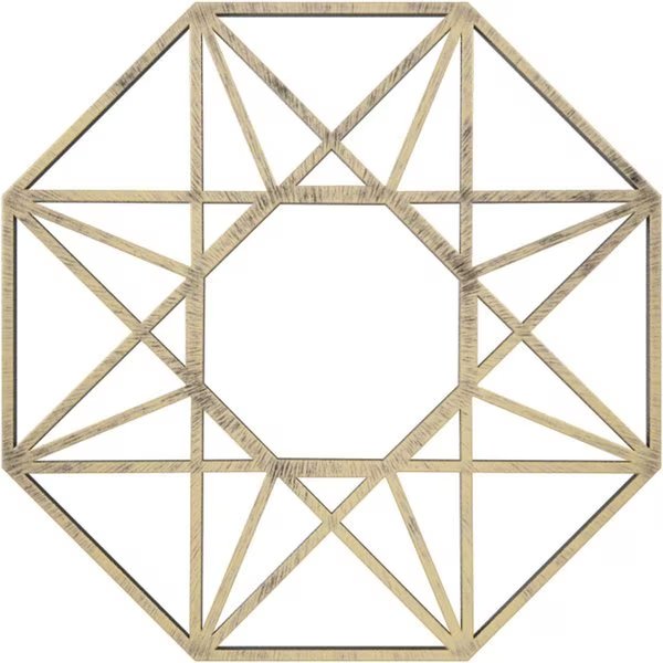 Guardian Architectural Grade PVC Pierced Ceiling Medallion, 22